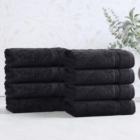 8-Piece Set, Superior Egyptian Cotton Hand Towel Towel Basics For Quick Dry, Absorbent Small Towels, Facial, Spa