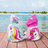 4 10 30x30 growell Hooded Kids Beach Towels - Toddler Bath Towel Girls Boys Swim Cover-ups for Ages to Kids Pool Towels