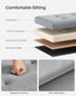 12.2 16.1 Inches 286 lb, ULSF200G02 SONGMICS Storage Ottoman, Foldable Small Ottoman Foot Rest, x Foot Stool, Ottoman