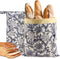 bomis Reusable Bread Bags for Homemade Bread, 2 Pack XL Cotton Beeswax Bag