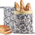 bomis Reusable Bread Bags for Homemade Bread, 2 Pack XL Cotton Beeswax Bag
