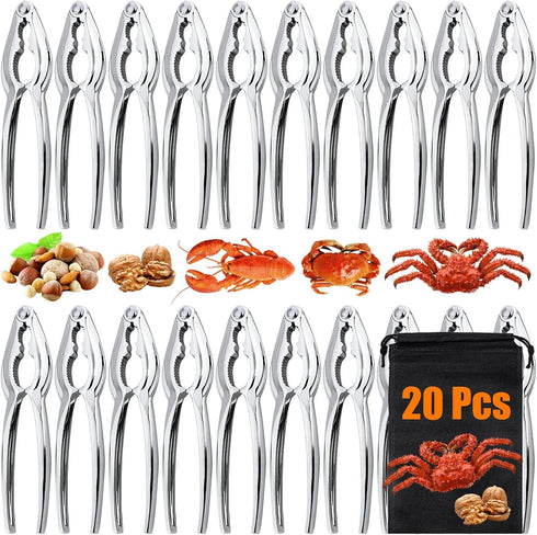 20 5 15 Set, Pcs Crab Crackers, Crab Cracker & Seafood Needles, Stainless Steel Seafood Crackers, Lobster Crabs Leg