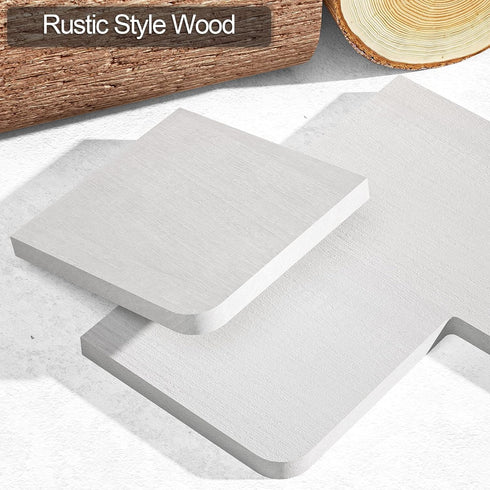 Rustic White Corner Shelf by SRIWATANA - Perfect for Any Room