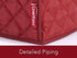 Covermates Keepsakes Griddle Cover, Dust Protection, Stain Resistant, Washable Appliance Cover, Red