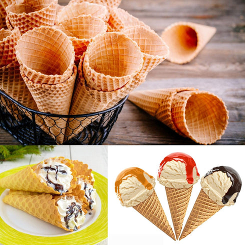 Cream Horn Molds 16pcs Large Size 4.7 inch Baking Cones, Stainless Steel Roll Horn Forms for Danish Pastry Croissants