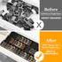24PCS Famhap Spice Drawer Organizer, Interlocking Expandable Seasoning Rack Tray Insert for Kitchen Drawers, Spice Rack