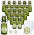 Queekay 20 Pack Mini Swing Top Glass Bottles for Vanilla Extract Homemade