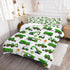 Set Sets Set 1 1 Comforter Green Tractor: Twin Size Cartoon Excavator Truck Car Bedding for Boys Kids Teens Toddler
