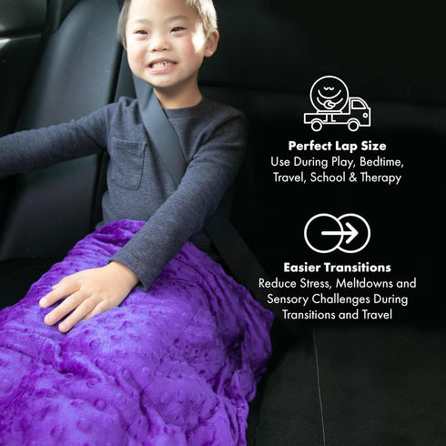 Harkla Weighted Lap Pad for Kids, Lavender Color