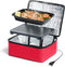 HotLogic Mini Portable Electric Lunch Box Food Heater, Red - Innovative Food Warmer for Car/Home, 120V