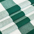 NATUS WEAVER 2 12" 120" Cotton Dark Green & White Side Buffalo Check Farmhouse Table Runner for Family Dinners