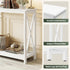 2-Tier 11.8" 39.4" 31.6" ZENY Console Table, Entryway Table, Narrow Sofa Table with Shelves, Entrance Table for Living