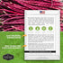 2 Packs Survival Garden Seeds - Red Noodle Asparagus Bean Seed for Planting - with Instructions to Plant and Extremely