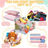 Filled(38 Inch,Sofa Teenyyou Stuffed Animal Storage Bean Bag Chair Sofa Cover Zipper Large Transparent PVC Stuffed