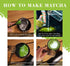 BambooMN Japanese Matcha Whisk Chasen - Traditional Handcurled 100 Tate Utensil - Natural Golden Brown - 1 Piece