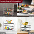 Adjustable Expandable Shoe Rack Storage Organizer, Large Free Standing Closet Shelf for Bedroom, 3 Tier