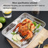 Nonstick Roasting Pan, Small Roasting Pan with Flat Rack, Professional Roast Pan Set