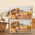 RISICULIS 2PCS Countertop, Counter, Large Bread Box for Stackable Double Layer Storage Container, Clear Boxes
