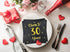 Cheers to 30 Years Cocktail Napkins | Happy 30th Birthday Decorations for Men and Women, 50-Pack 3-Ply Napkins | 5 x 5