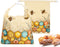 Ronxzas Beeswax Bread Bags for Homemade Sourdough, 2 Pack Reusable Natural Cotton Large