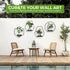 Wall Planters for Indoor Plants, Plant Frames Wall Decor Living Room Plant Stand Hanging Wall Plants Holder to Hold
