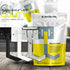 Banana Hanger - Under Cabinet Hook for Bananas, Black, Self-adhesive, Folds-up When Not in Use