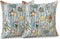 LVTXIII Set of 2 Patio Throw Pillows Covers Waterproof 20x20 Fade Resistant