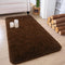 Chicrug 2x4 Feet Soft Plush Fluffy Runner Rug for Bedroom Living Room, Non-Shedding Shag Carpet, Coffee