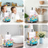 Countertop FYSUIMU Spring Flower Paper Towel Holder Tulip Floral Truck Gnome Paper Holder Stand Black Metal Tissue