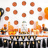 Glitter Basketball Cutouts - 100 Pcs DIY Paper Shapes for Sports Theme Party Decorations, Baby Shower, and Classroom