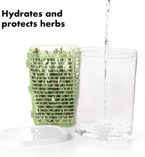 2.8 OXO Good Grips Greensaver Herb Keeper - Qt