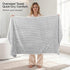 Set 6 35"x70" 100% 2 2 2 REDKISS Ultra Soft Bath Towels of Large | Microfiber, Highly Absorbent & Quick Dry | Grey