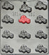 "Love" Bite Size Chocolate Candy Mold for Valentines Day, 3025