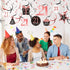 Blulu 21st Birthday Party Decorations, 21st Birthday Banners Rose Gold Hanging Swirls for Party Supplies 30 Count