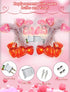 8.5FT 14 IP44 Heart String Lights Plug in, Valentine Lights Indoor & Outdoor, Red Pink Heart Shaped String Lights