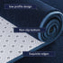 AROGAN Modern Shag Area Rug for Bedroom, 4x6 Feet Washable Plush Memory Foam Indoor Floor Carpet in Navy Blue