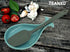 Aqua Blue Whale Spoon Rest for Kitchen Counter, Ceramic Spoon Holder for Stove Top, Modern Farmhouse Kitchen Décor, 7.8