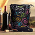 Tirrinia Insulated Wine Gift Carrier Tote, Padded 2 Bottle Wine/Champagne Cooler Bag for Travel