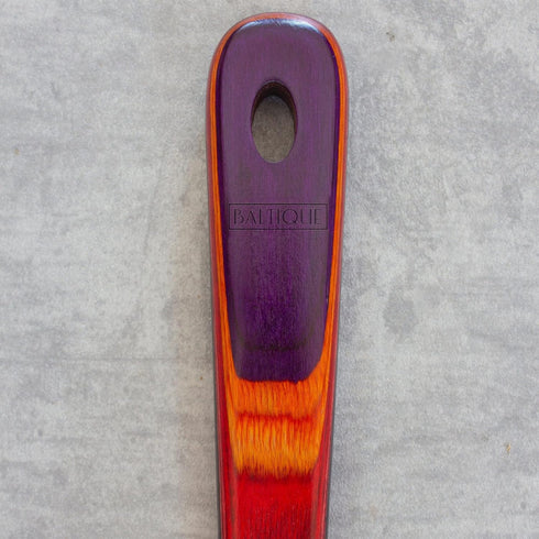 12-1/2" Wooden Slotted Spatula from Baltique Waikiki Collection, Safe for Nonstick Cookware