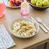 Grow Forward Premium Wheat Straw Pasta Bowls - 42oz Unbreakable Wide & Shallow Dinner Plate Bowls Set of 6 - Microwave Safe Reusable Plastic Pasta Bowls for Kids, Adults, Salad, Camping, RV - Sahara by Grow Forward
