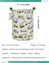 FANKANG Storage Basket, Nursery Hamper Canvas Laundry Basket Foldable with Waterproof PE Coating Large Storage Baskets
