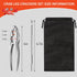WHDLQFL 16 Pack Set, Lobster Crackers and Picks Crab Leg Cracker Tools, Stainless Steel Seafood Crackers & Forks