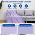HOMFINE Cooling Blankets for Hot Sleepers - Lightweight Breathable Soft Double Side Blanket for Bed Couch Sofa, Purple,