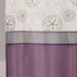 Lush Decor Covina Shower Curtain, Purple, 72 inches wide x 72 inches long
