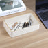 Desk Organizer Tray, PU Leather Nightstand Organizer Perfume Valet Tray for Men Women, Decorative Vanity Trays Trinket