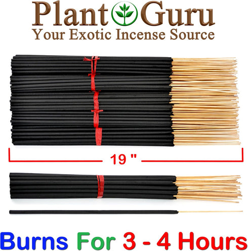 19 Inch 1 27 30 19" 3 4 Baby Powder Exotic Incense Sticks Jumbo Long - Bulk Bundle to Sticks - Natural Extra Large