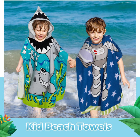 6 Toddler(47 24 Inch,Trendy Oudain Pcs Kids Hooded Towel Kids Bath Towels with Hood Microfiber Baby Pool Beach Towel