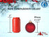 Christmas Tree Ornaments Made in The USA, 80mm / 3.25" Collectible Glass Balls, Handmade Holiday Decoration
