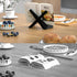 Cookbook Stand for Kitchen, Black Recipe Book Holder for Counter, Wooden Plate Display Stand for Tabletop
