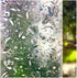 LEMON CLOUD Decorative Window Privacy Film, 3D Stained Glass Window Sticker, Anti-UV Sun Blocker